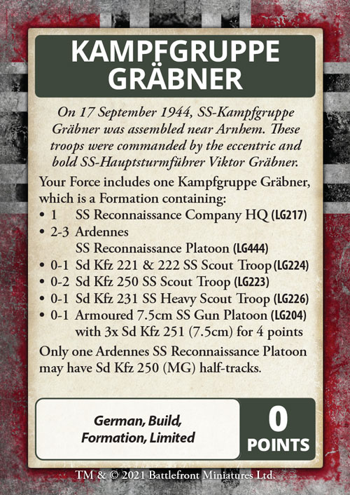 Using the Bulge: German Command Cards
