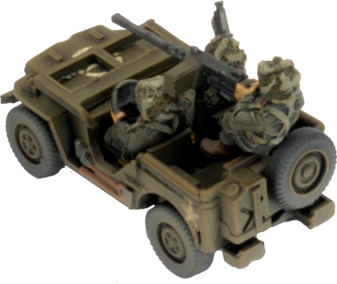 Airborne Jeep Recon Patrol (Plastic) (UBX65)