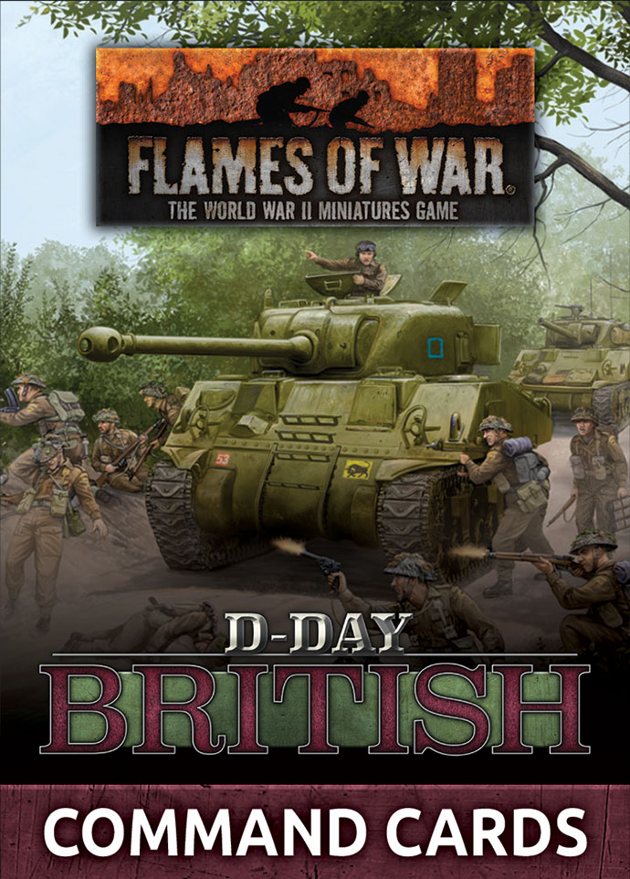 D-Day: British Command Cards pack