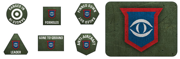 Guards Armoured Division Token Set (BSO900)