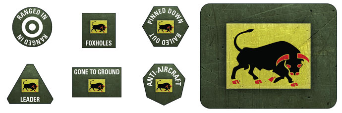 11th Armoured Division Token Set (BSO902)
