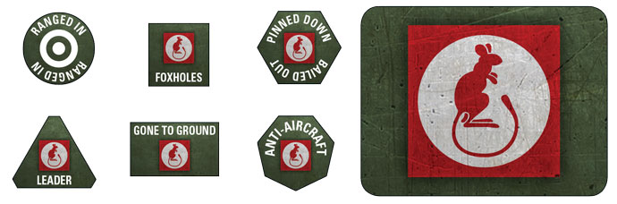 7th Armoured Division Token Set (BSO903)