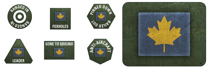 3rd Canadian Infantry Division Token Set (BSO907)