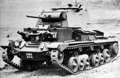 A9 Crusier Tank as used by the 1st and 6th Royal TR