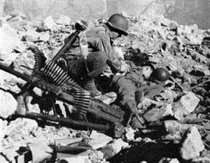 US Troops in Cassino