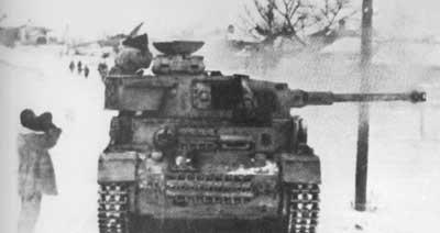 Panzer IV in action