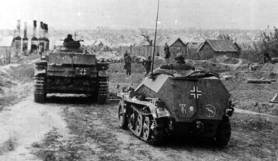 24. Panzerdivision troops in Stalingrad