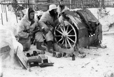 Infantry Gun in the snow