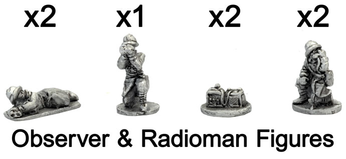 The French Observer and Radioman figures