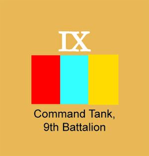 Battalion command tank Tactical Markings