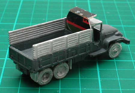 Tray back and cab shield Tray back and cab shield