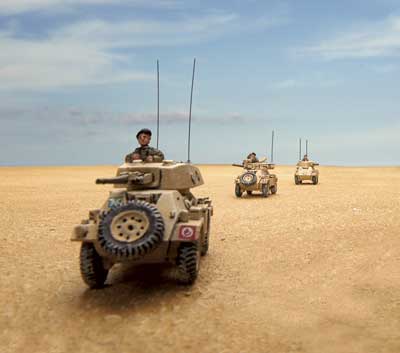 British Armoured Cars in the Desert