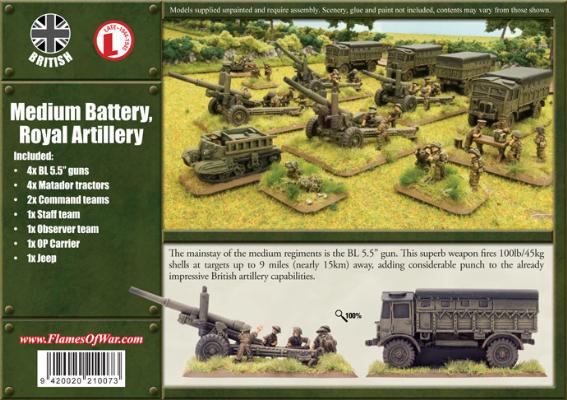 BBX13 Medium Battery, Royal Artillery
