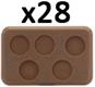 XX110 Medium Bases - 5 holes (x28 Bases)
