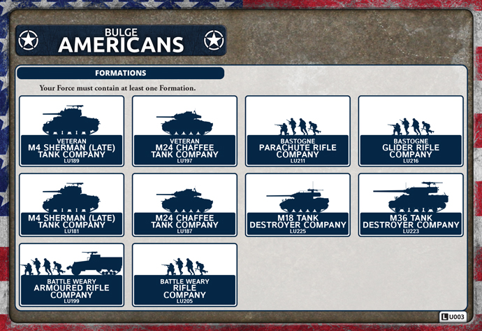 Bulge American Forces