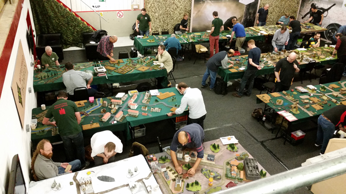 Action from the 2016 UK Flames Of War Grand Tournament.