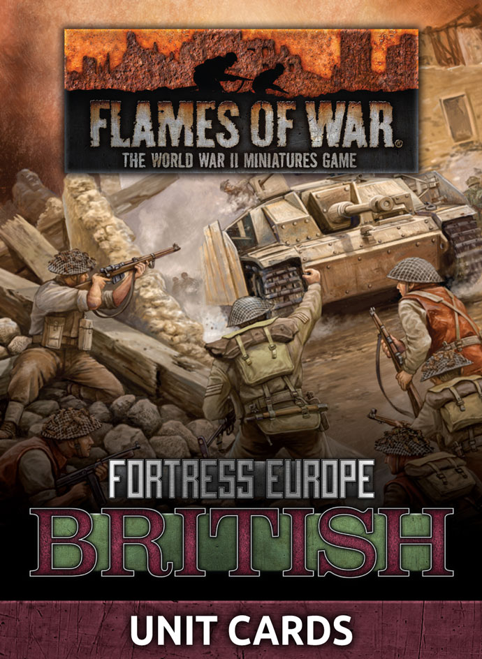 Fortress Europe: British Unit Cards (FW261B)
