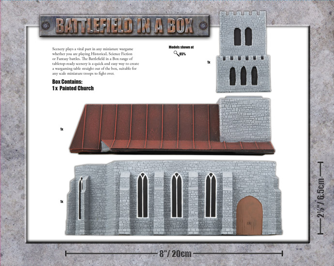 Caen Church Limited Edition (BB208-A)
