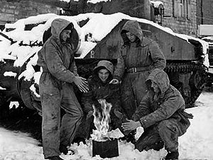 Sherman during the winter of 44/45