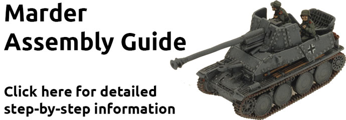 Assembling the Marder (7.62cm) Tank-hunter Platoon