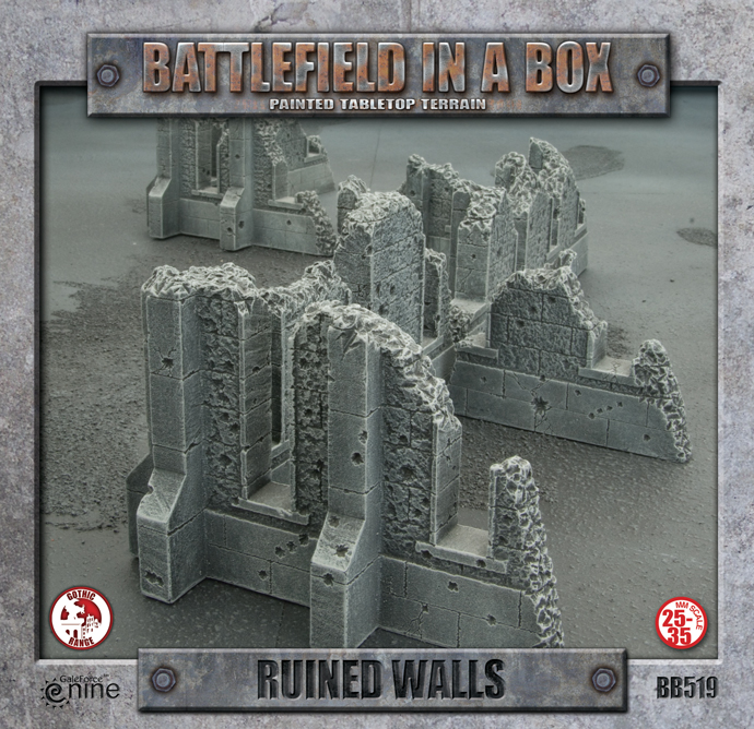 Battlefield in a Box - Gothic Runied Walls (BB519) - Box Front