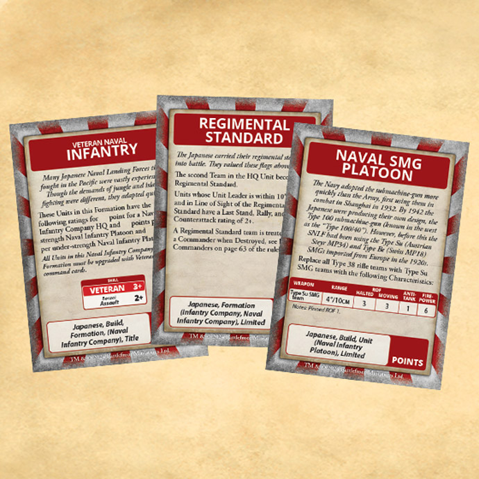 Japanese Command Cards