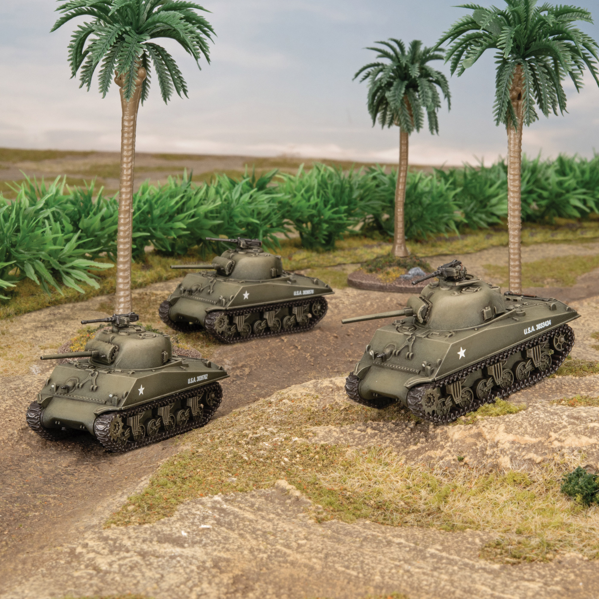 Marine M4 Shermans
