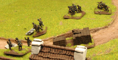 The Grenadiers dug in on the rear objective