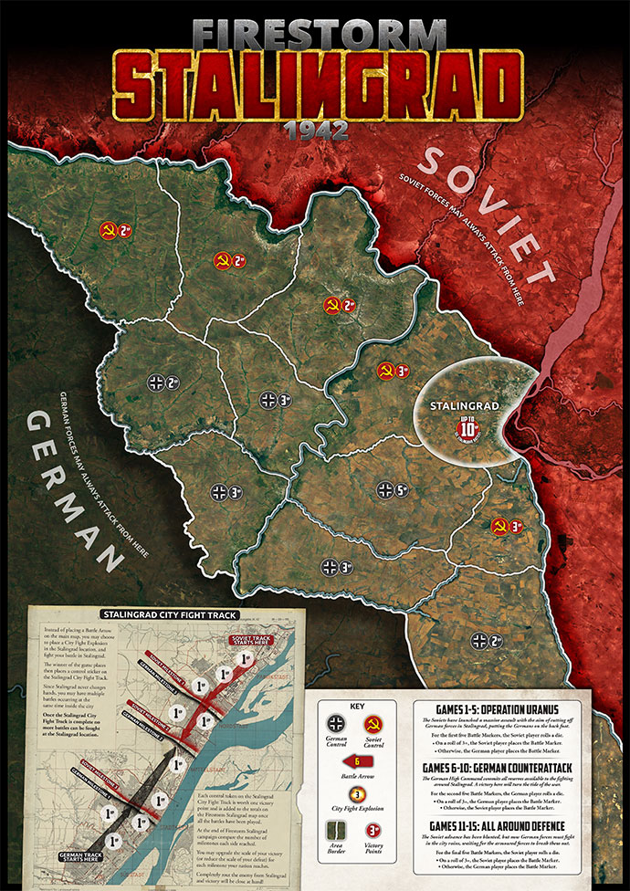 Battle Of Stalingrad 1942 Map