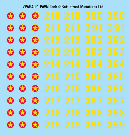PAVN Decal Sheets (VPA940)