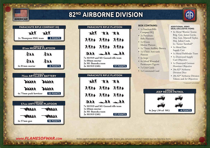 82nd Airborne Division Army Deal