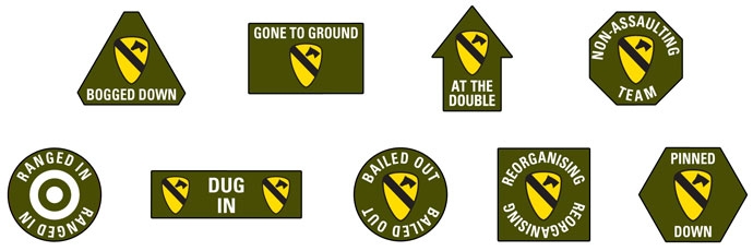 1st Cavalry Division (Airmobile) Token Set (VE003)