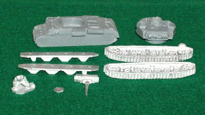 The Parts of the basic GE036 Panzer III L
