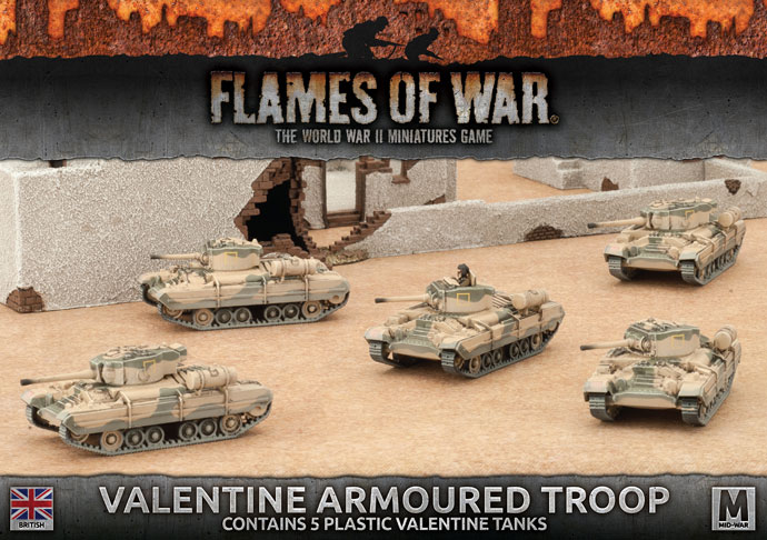 Valentine Armoured Troop (Plastic) (BBX43)